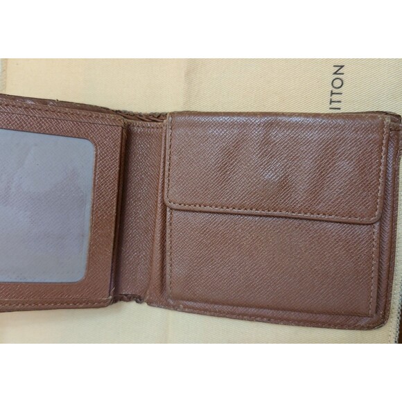 LOUIS VUITTON Monogram Portefeuille Florin Bifold Wallet Pass Case SP1016 Brown - Picture 5 of 9